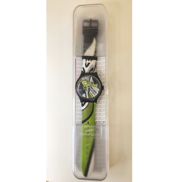 Swatch watch DRAGON'S REVENGE SUDB112 2004 X-LARGE - Picture 3 of 9